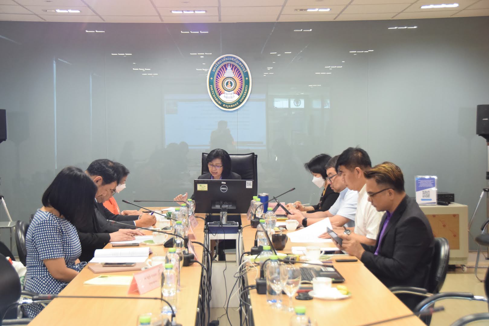 สำนักวิทยบริการและเทคโนโลยีสารสนเทศได้จัดการประชุมคณะกรรมการประจำ สำนักวิทยบริการและเทคโนโลยีสารสนเทศ ครั้งที่ 1/2567