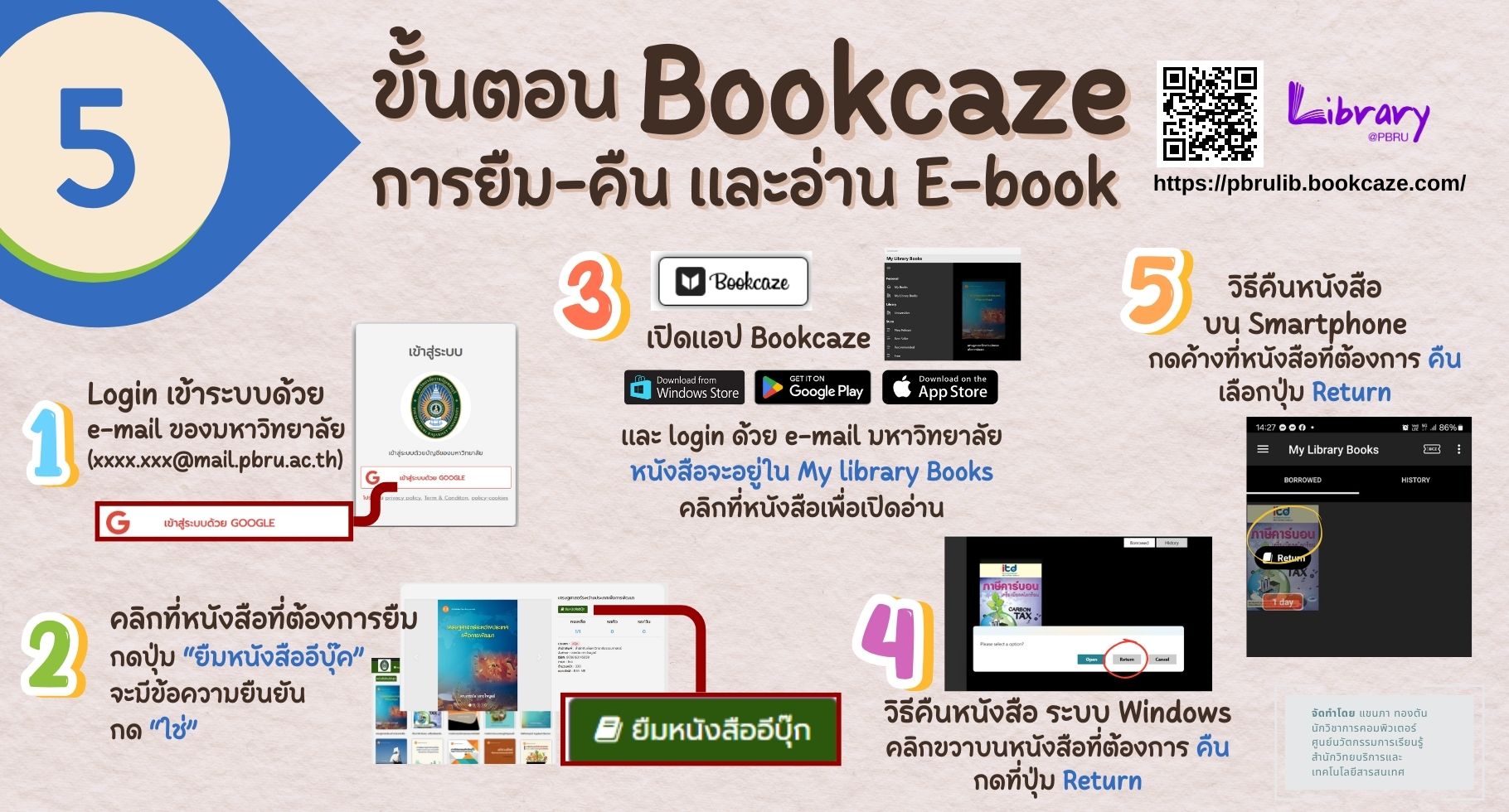 สำนักวิทยบริการฯ ให้บริการหนังสืออิเล็กทรอนิกส์ภาษาไทย (E-Book) รวบรวมทรัพยากร ทั้งที่เป็น หนังสือ และนิตยสาร จากหลากหลายสำนักพิมพ์ทั่วประเทศ สามารถเข้าใช้งานได้แล้ววันนี้