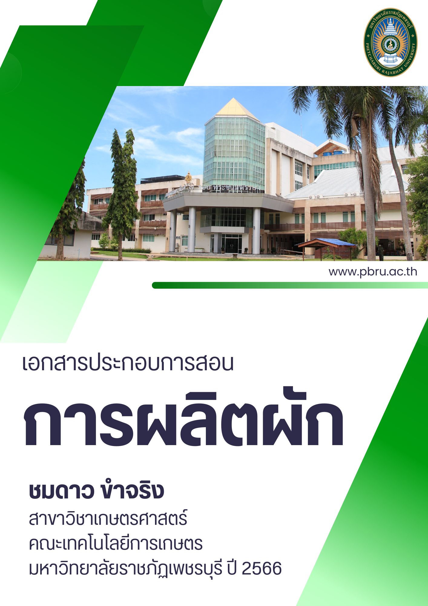 การผลิตผัก