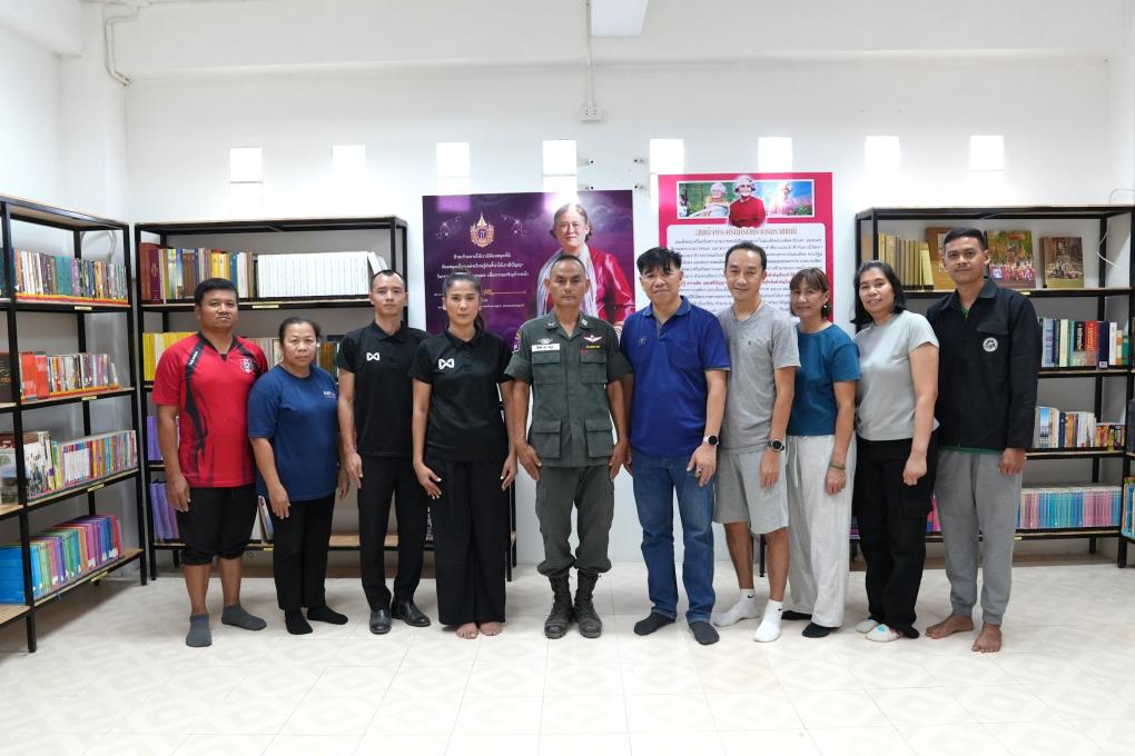 สำนักวิทยบริการฯ มหาวิทยาลัยราชภัฏเพชรบุรี จัดกิจกรรมการพัฒนาห้องสมุดโรงเรียนตำรวจตระเวนชายแดนบ้านโป่งลึก ตำบลห้วยแม่เพรียง อำเภอแก่งกระจาน จังหวัดเพชรบุรี ในกิจกรรมภายใต้โครงการหลัก โครงการยกระดับคุณภาพการศึกษาด้วยนวัตกรรมการเรียนรู้สมัยใหม่ในจังหวัดเพชรบุรี และประจวบคีรีขันธ์